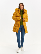 Куртка зимова жіноча Top Secret SKU1356ZO 34 Жовта (5903411420397) - зображення 3