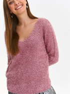 Пуловер жіночий Top Secret SSW3641RO 42 Рожевий (5903411543010) - зображення 4