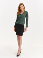 Пуловер жіночий Top Secret SSW3634ZI 34 Зелений (5903411541726) - зображення 3