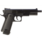 Детский страйкбольный пистолет Colt 1911 с пластиковым глушителем Galaxy G053B - изображение 3