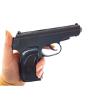 Детский страйкбольный пистолет ПМ "Пистолет Макарова" металлический с шариками Galaxy G29B Черный - изображение 5