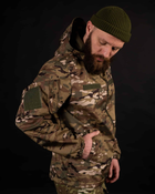 Тактична весняна куртка SoftShell "Шторм" - мультикам M - зображення 6