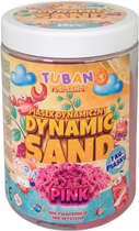 Piasek kinetyczny Tuban Dynamic Sand Rozowy 1 kg (5901087035532) - obraz 1