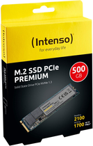 Dysk SSD Intenso Premium 500GB M.2 NVMe PCIe 3D NAND SLC (3835450) - obraz 3