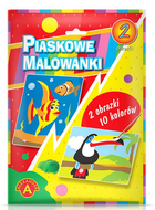 Piaskowe malowanki Alexander Rybka + Tukan 2 szt (5906018017113) - obraz 1