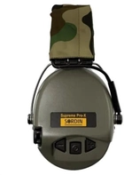 Наушники тактические активные Sordin Supreme Pro X с LED фонарём Зеленые (75302-X-07-S) - изображение 3