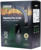 Наушники тактические активные Sordin Supreme Pro X с LED фонарём Зеленые (75302-X-07-S) - изображение 7