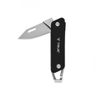 Розкладний туристичний ніж True Utility Modern Keychain Knife, Black (TR TU7059) - зображення 1