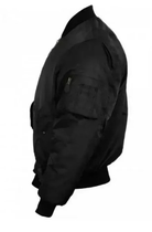 Тактическая куртка Mil-tec MA1 Flight Jacket (Bomber) Black 10402002-XL - изображение 4
