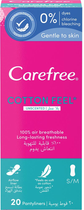 Wkładki higieniczne Carefree Normal cotton feel nieperfumowane 20 szt (3574660067590) - obraz 1