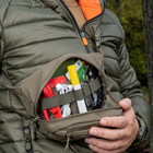 Поясна сумка тактична M - TAC Companion Bag Small Ranger Green з липучкою - зображення 13