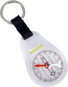 Брелок-компас Munkees 3160 Compass with Keyring White (3160-W)