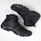 Ботинки кожаные OKSY TACTICAL Black демисезонные 43 размер - изображение 7
