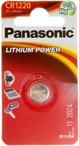 Bateria litowa Panasonic CR1220 blister, 1 szt. (CR-1220EL/1B) - obraz 1