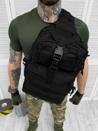 Сумка тактична з однією лямкою Tactical Bag Black 30 л - изображение 5