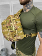 Сумка тактична з однією лямкою Tactical bag Multicam 30 л - изображение 6