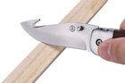Складной охотничий нож Laguiole 21.5 см с чехлом в подарочной коробке Коричневый (40268457) - изображение 5