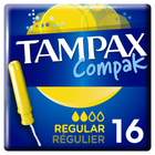 Tampony Tampax Compak Regular Duo z aplikatorem 16 szt (4015400219507) - obraz 1