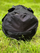 Рюкзак-сумка-баул речмішок армійський 90л чорний - зображення 5