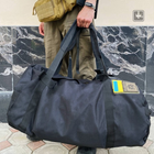 Рюкзак-сумка-баул вещмешок армейский 90л черный - изображение 7