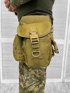 Тактична сумка поясна на ногу Tactical Bag Coyote - изображение 2