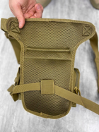 Тактична сумка поясна на ногу Tactical Bag Coyote - изображение 3