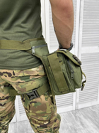 Тактична сумка поясна Tactical Bag Olive Elite - изображение 3