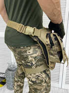 Тактична сумка поясна на ногу Tactical Bag Піксель - изображение 3