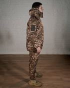 Зимова військова форма SoftShell з утеплювачем ХОЛОСОФТ піксель бушлат та штани розмір XXXL - (56) - зображення 4