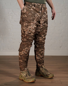 Зимові тактичні штани SoftShell з утеплювачем ХОЛОСОФТ піксель тепла флісова підкладка L - (50) - зображення 3
