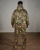 Форма армійська зимова ГРЕТА з утеплювачем ХОЛОСОФТ мультикам водонепроникаючий костюм штани бушлат флісова підкдадка XXL - (54) - зображення 4
