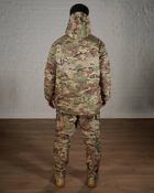 Зимова військова форма SoftShell з утеплювачем ХОЛОСОФТ мультикам маскувальний костюм штани і бушлат M - (48) - зображення 3