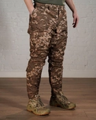 Зимние тактические брюки SoftShell с утеплителем ХОЛОСОФТ пиксель теплая флисовая подкладка S - (46) - изображение 3