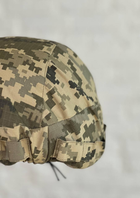 Кавер на каску с ушами пиксель рип-стоп система MOLLE чехол на шлем размер универсальный - изображение 6