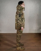 Форма армейская зимняя ГРЕТА с утеплителем ХОЛОСОФТ мультикам водонепроницаемый костюм брюки бушлат флисовая подкладка XL - (52) - изображение 3