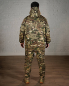 Форма армійська зимова ГРЕТА з утеплювачем ХОЛОСОФТ мультикам водонепроникаючий костюм штани бушлат флісова підкдадка XL - (52) - зображення 4