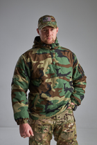 Куртка тактична Анорак Sturm Mil-Tec Combat Winter камуфляж вудланд Німеччина M - зображення 5