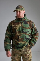 Куртка тактична Анорак Sturm Mil-Tec Combat Winter камуфляж вудланд Німеччина M - зображення 7