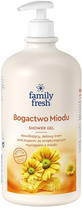 Żel pod prysznic Family Fresh Bogactwo Miodu nawilżający kremowy 1000 ml (7310614369602) - obraz 1