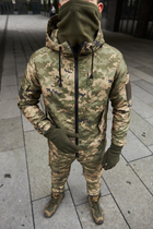 Тактична куртка з флісом Terra Hot зелений піксель L - зображення 9