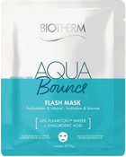 Maseczka do twarzy Biotherm Aqua Bounce Flash Mask ujędrniająca w płachcie 31 g (3614273010108) - obraz 1