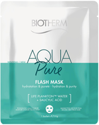 Маска для обличчя Biotherm Aqua Pure Flash Mask очищувальна тканинна 31 г (3614273010115) - зображення 1
