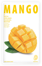 Маска для обличчя Blue Dot A With Iceland Glacial Water Mango освіжаюча тканинна 20 г (8809614952666) - зображення 1