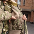Куртка-бушлат військова чоловіча тактична ЗСУ Мультикам 8584 46 розмір - зображення 7