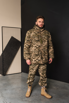 Куртка-бушлат военная мужская тактическая ВСУ (ЗСУ) Пиксель 8727 48 размер - изображение 10