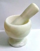 Ступка с пестиком Frico FRU-059-White 10.5х10.5 см белая
