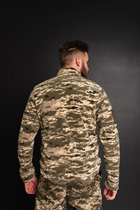 Кофта флисовая мужская военная тактическая с липучками под шевроны ВСУ (ЗСУ) Пиксель 8710 48 размер хаки - изображение 6