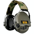 Навушники активні тактичні шумоподавлюючі Sordin Supreme Pro X з LED ліхтарем Оливковий (Ranger Green) - зображення 1
