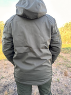Тактическая куртка хаки COMBAT Боевой софтшел Soft-Shell на флисе для женщин S M - изображение 6