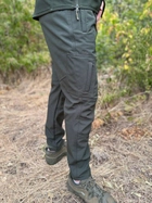 Тактична куртка хаки COMBAT Боїв софтшел Soft-Shell олива для спецрозненну ВСУ S - зображення 6